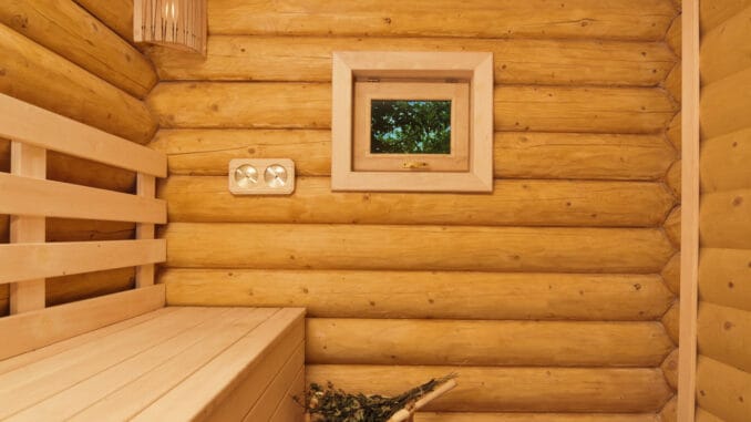 Sauna Fenster Belüftung